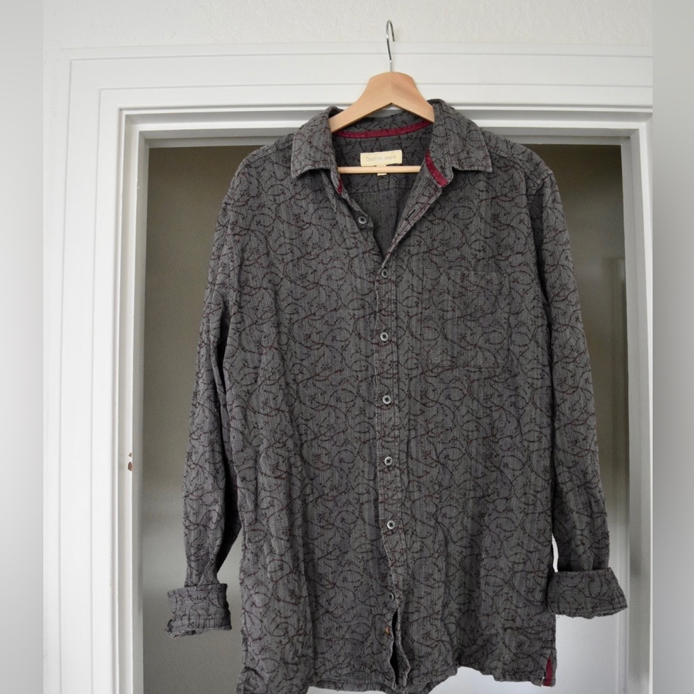 Vintage Button Down Pattern Shirt